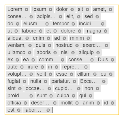 TagTextBox with auto-sizing enabled